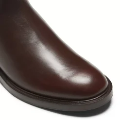 Fratelli Rossetti Ankle boot in mahogany leather|^ Ankle Boots