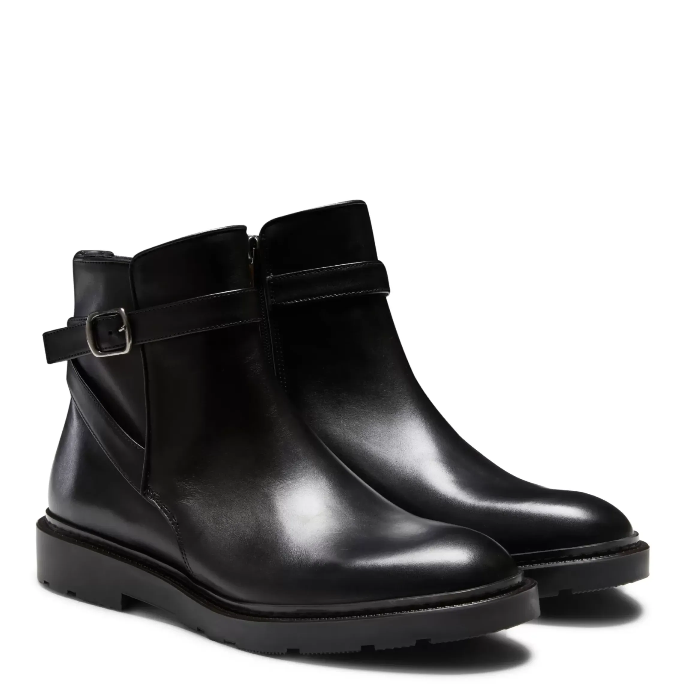Fratelli Rossetti Beatle ankle boot in black leather|^ Ankle Boots