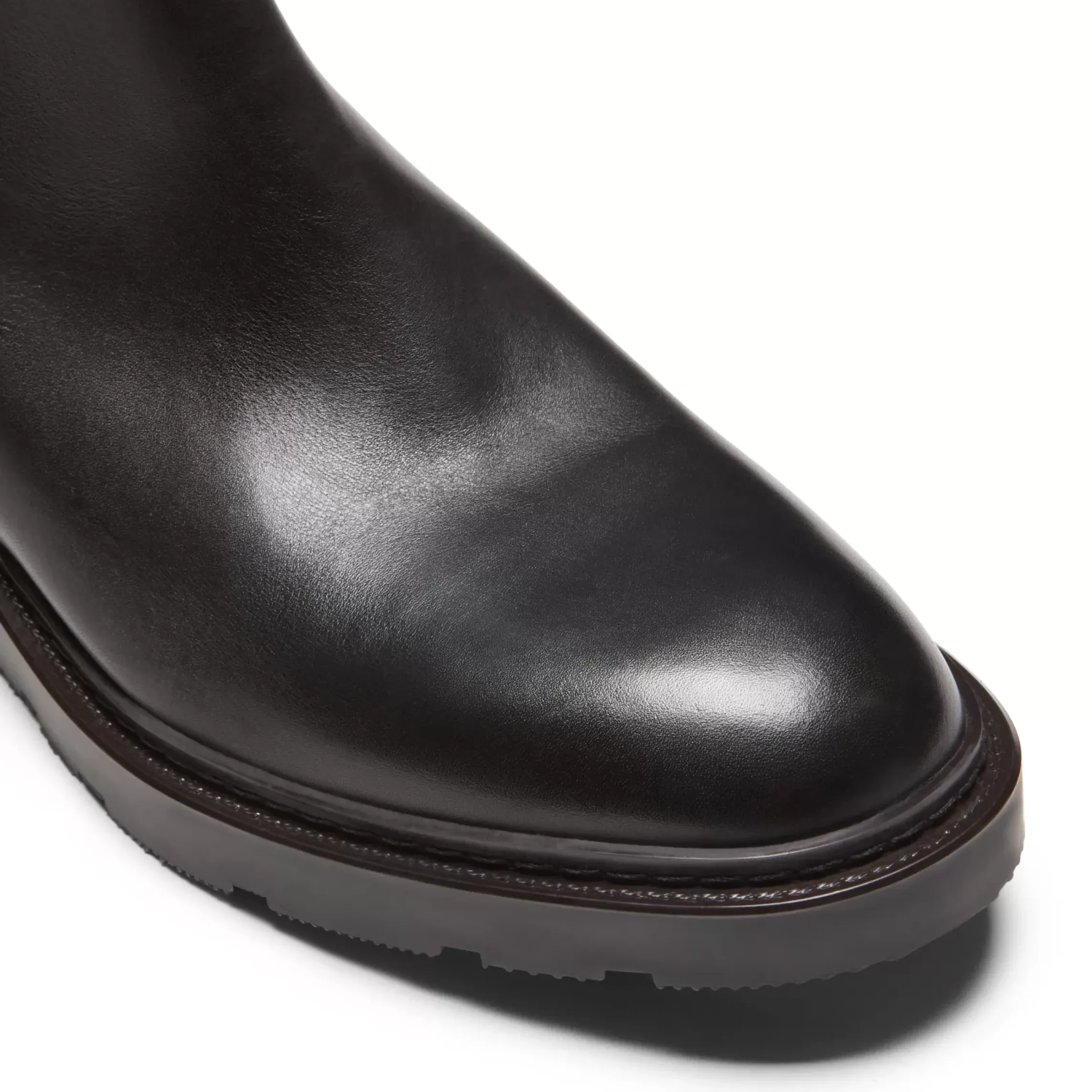 Fratelli Rossetti Beatle ankle boot in black leather|^ Ankle Boots