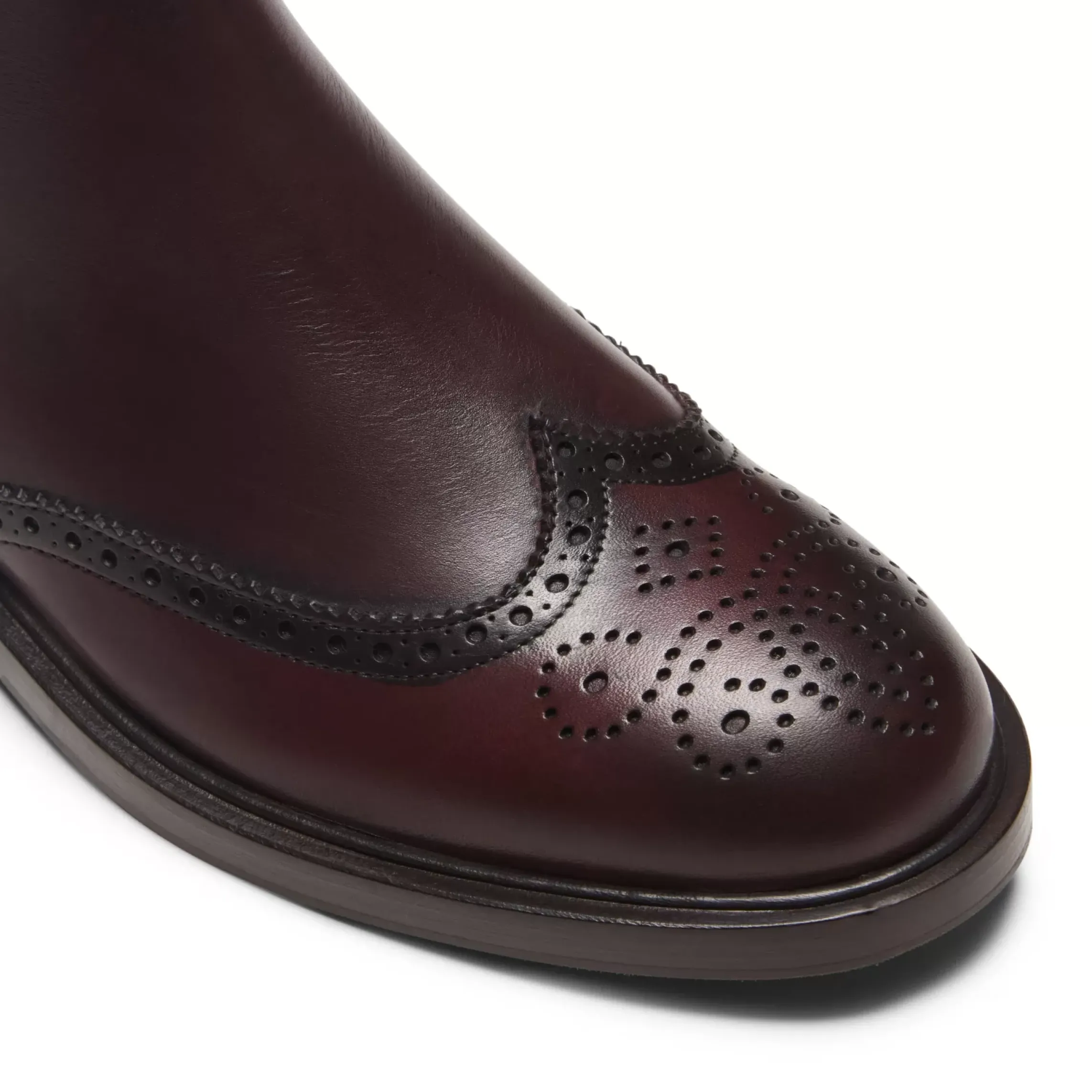 Fratelli Rossetti Beatle ankle boot in garnet leather|^ Ankle Boots