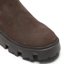 Fratelli Rossetti Beatle ankle boot in steel grey-coloured suede|^ Ankle Boots