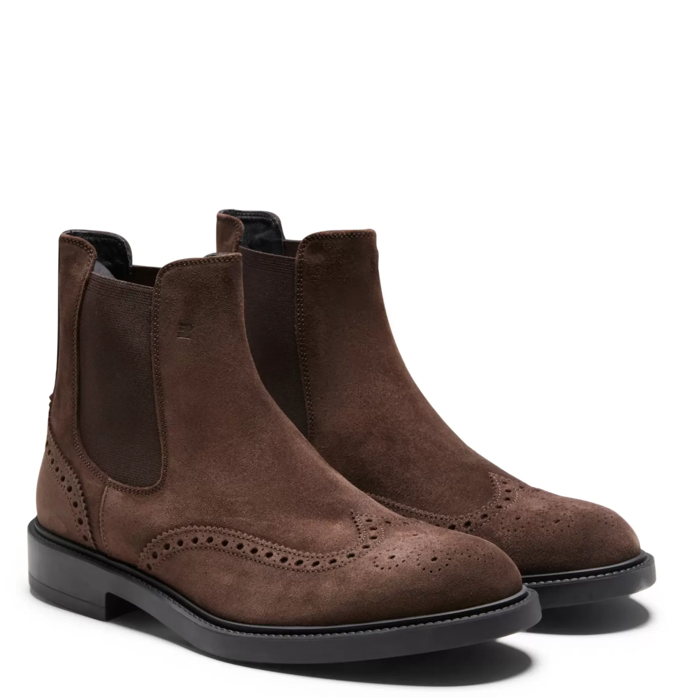 Fratelli Rossetti Beatle boot in cocoa brown suede|^ Ankle Boots