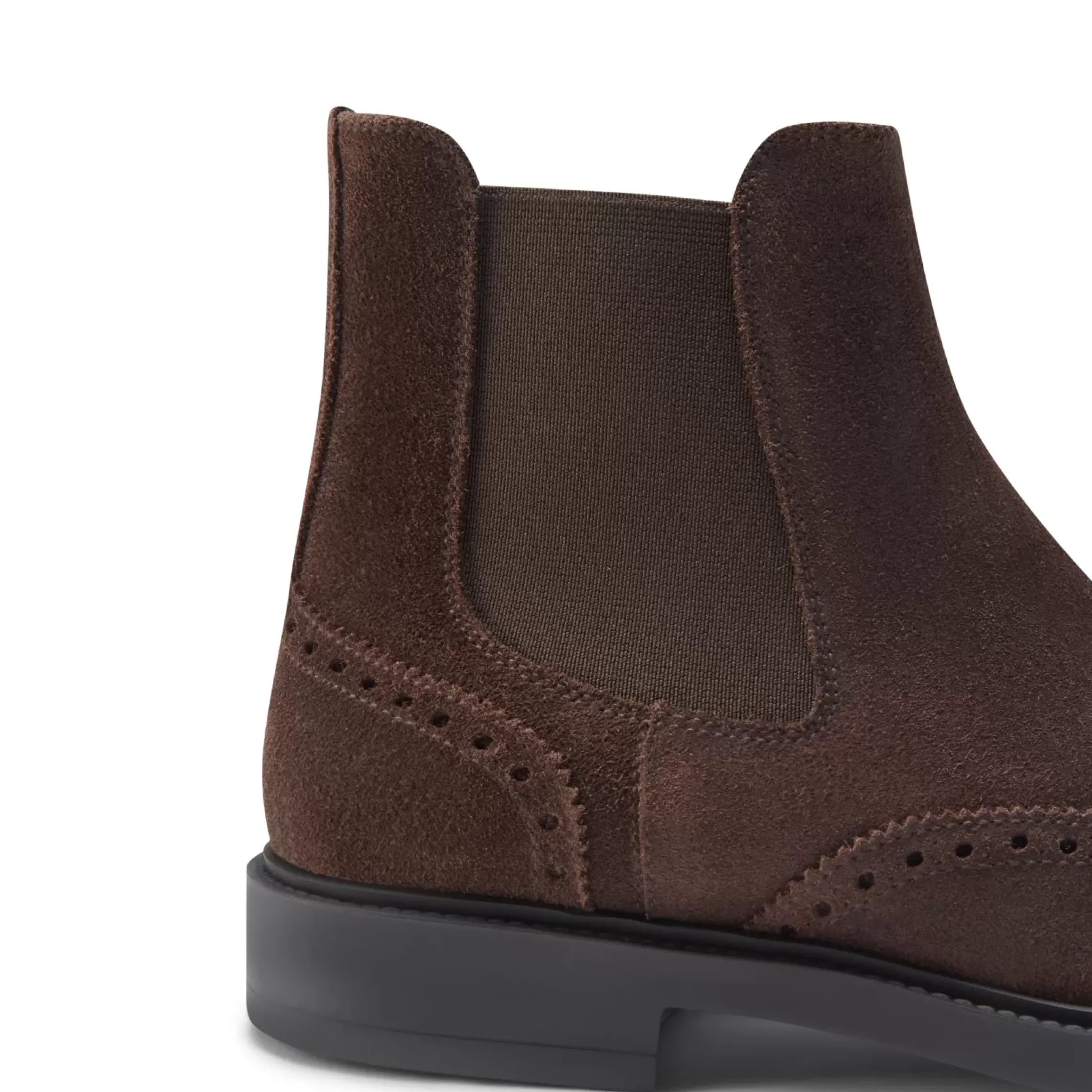 Fratelli Rossetti Beatle boot in cocoa brown suede|^ Ankle Boots