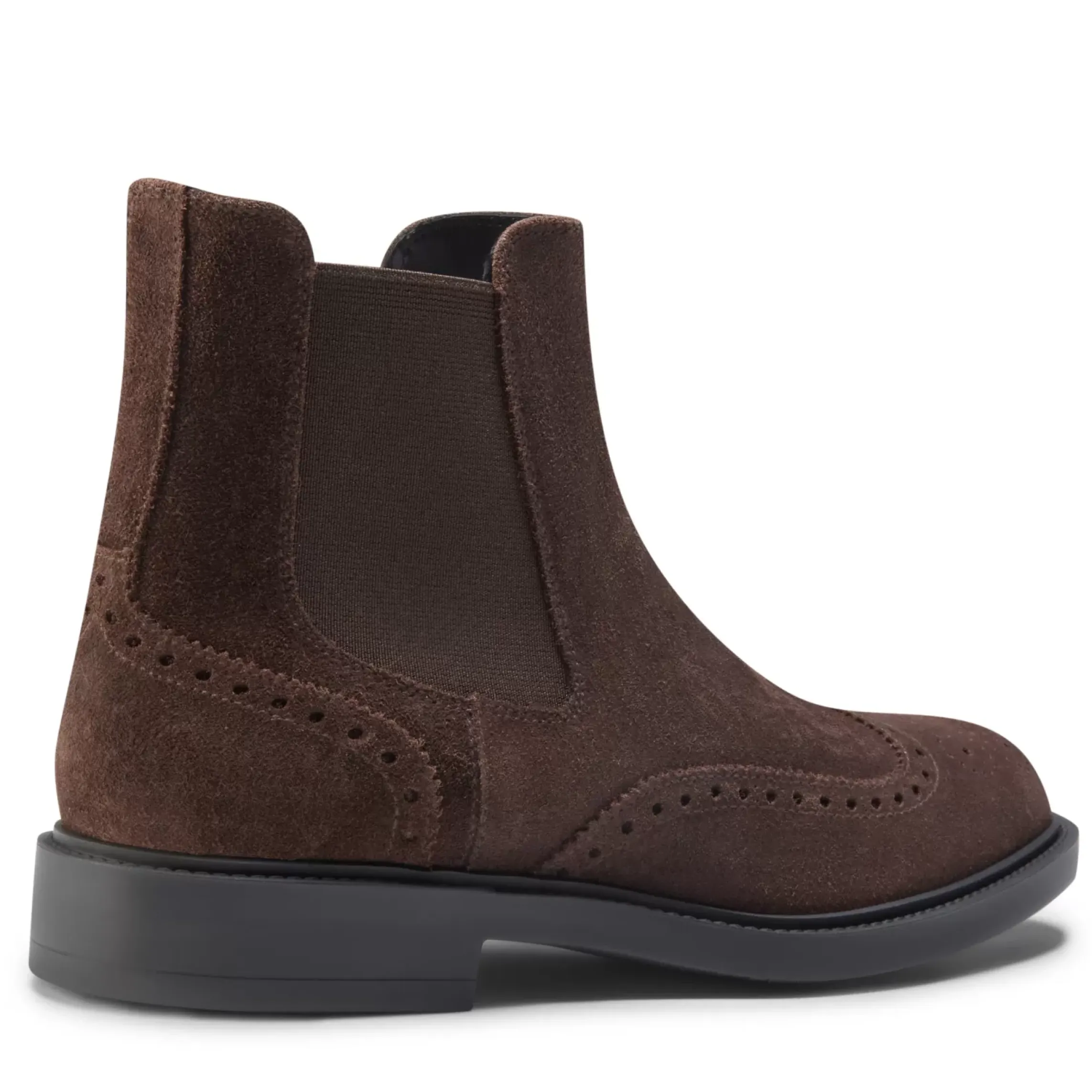 Fratelli Rossetti Beatle boot in cocoa brown suede|^ Ankle Boots