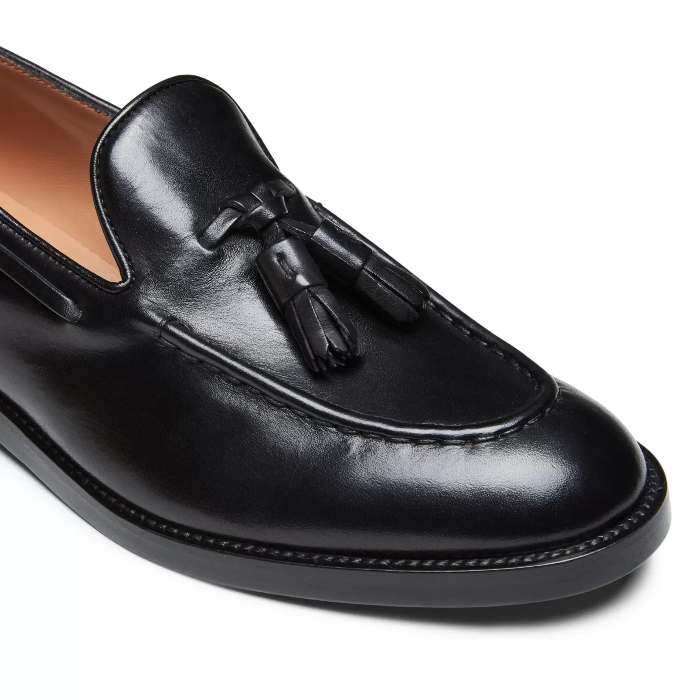 Fratelli Rossetti Black leather Brera loafer|^ Loafers