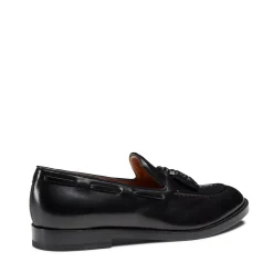 Fratelli Rossetti Black leather Brera loafer|^ Loafers