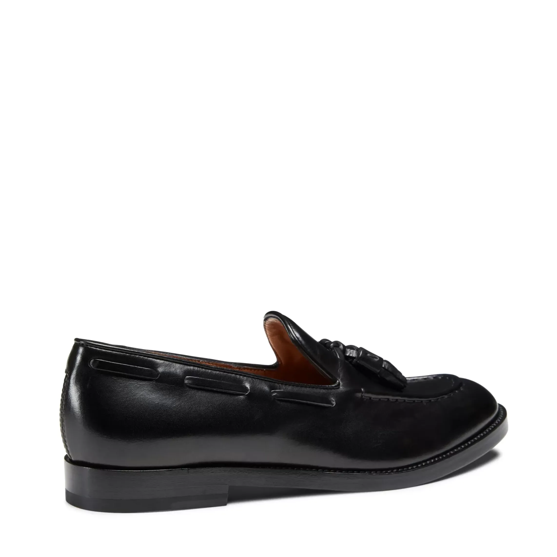 Fratelli Rossetti Black leather Brera loafer|^ Loafers