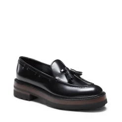 Fratelli Rossetti Black leather Brera loafer|^ Loafers