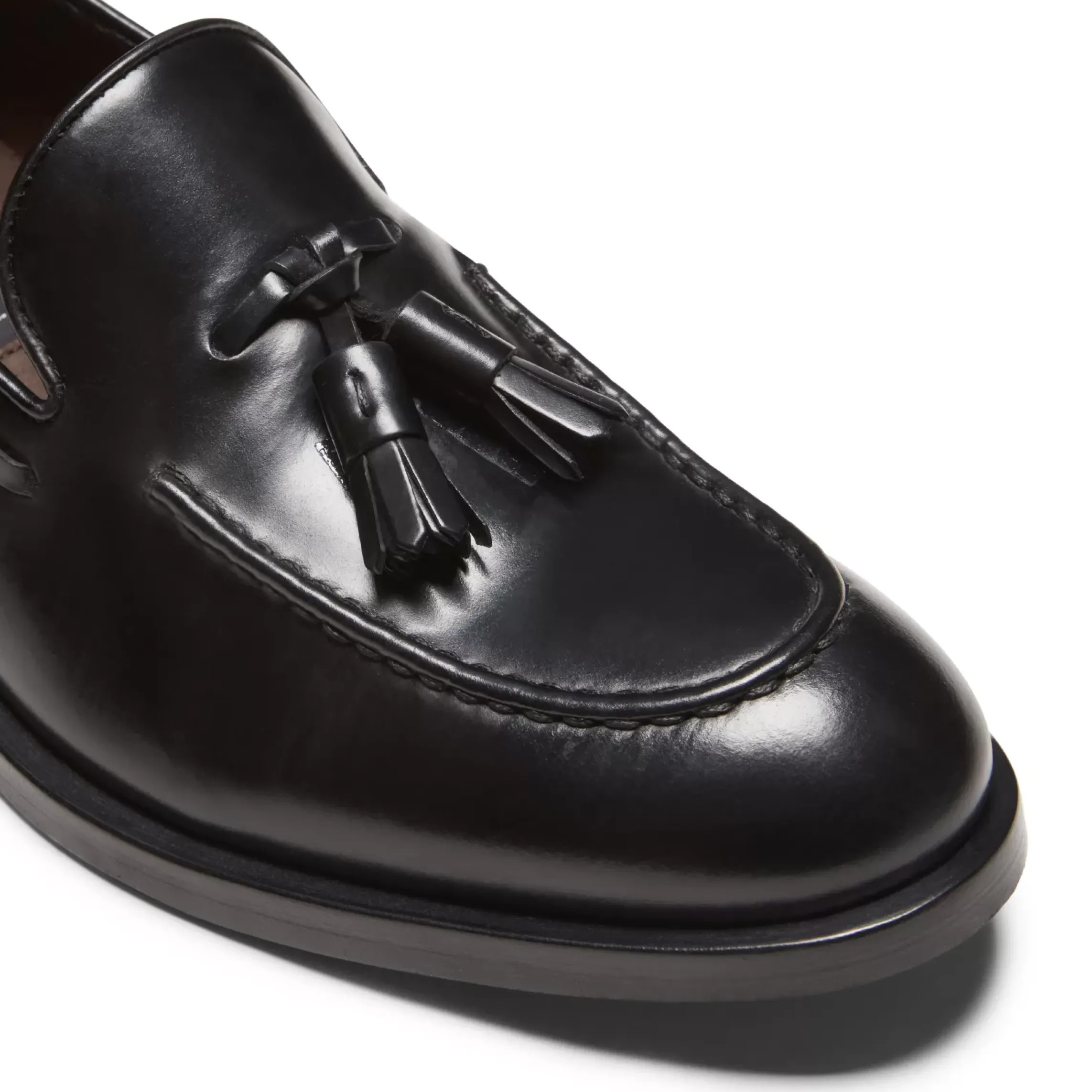Fratelli Rossetti Black leather Brera loafer|^ Loafers