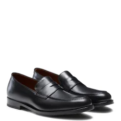 Fratelli Rossetti Black leather loafer|^ Loafers