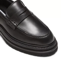 Fratelli Rossetti Black leather loafer|^ Loafers
