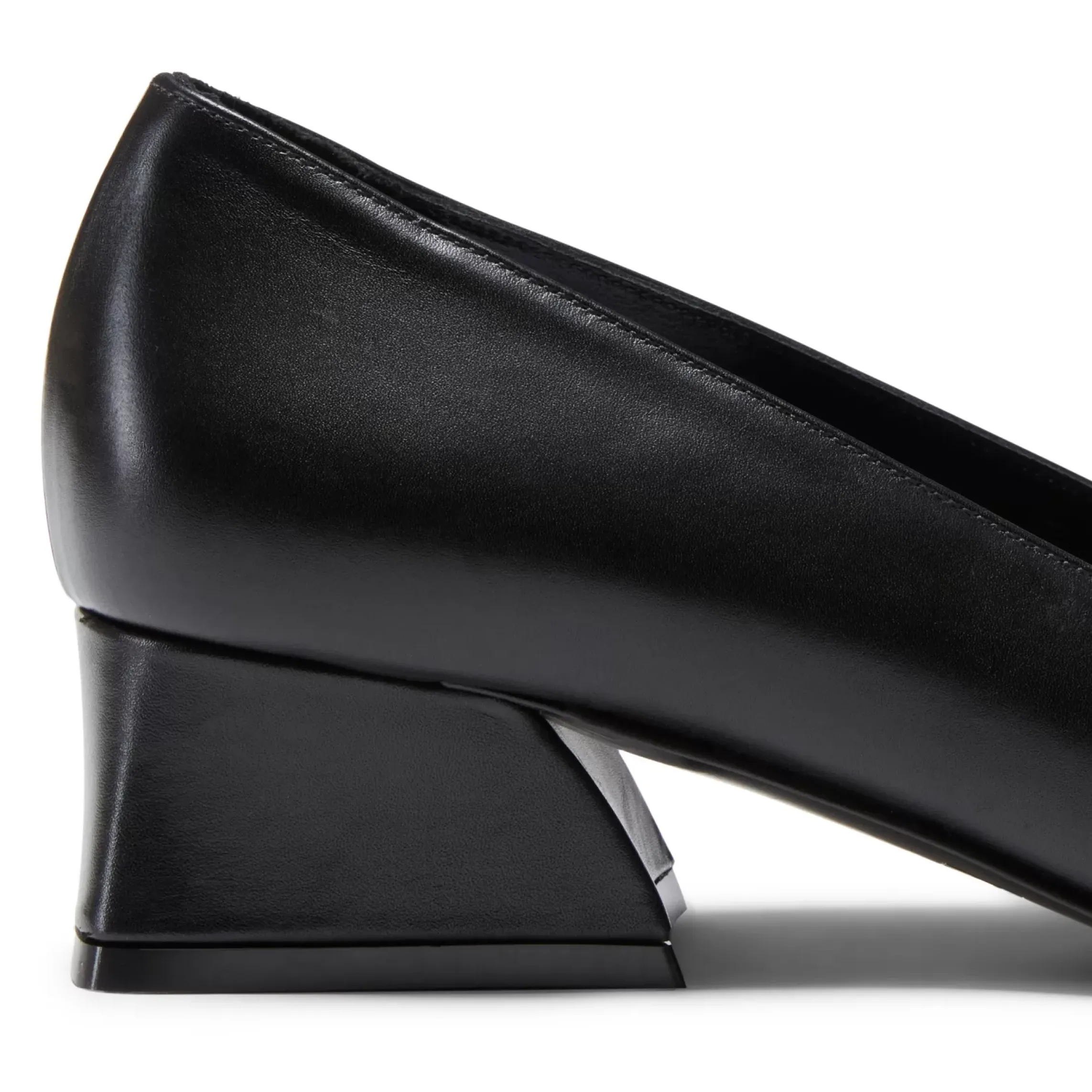 Fratelli Rossetti Black leather Magenta pump|^ Décolleté