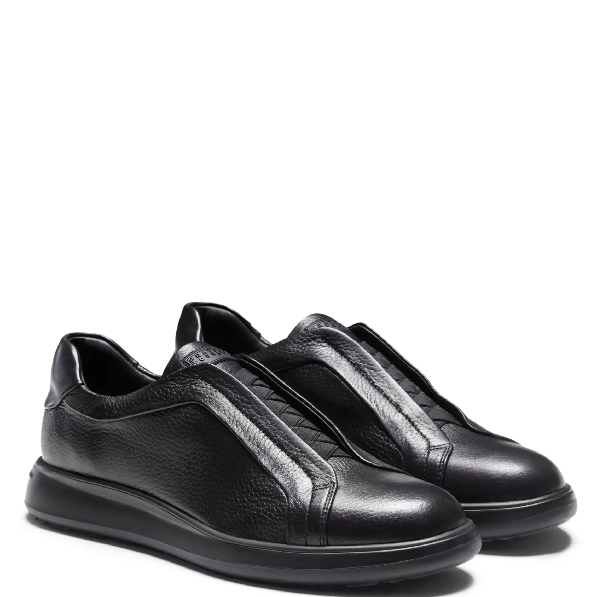 Fratelli Rossetti Black leather sneaker|^ Sneakers
