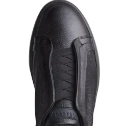Fratelli Rossetti Black leather sneaker|^ Sneakers