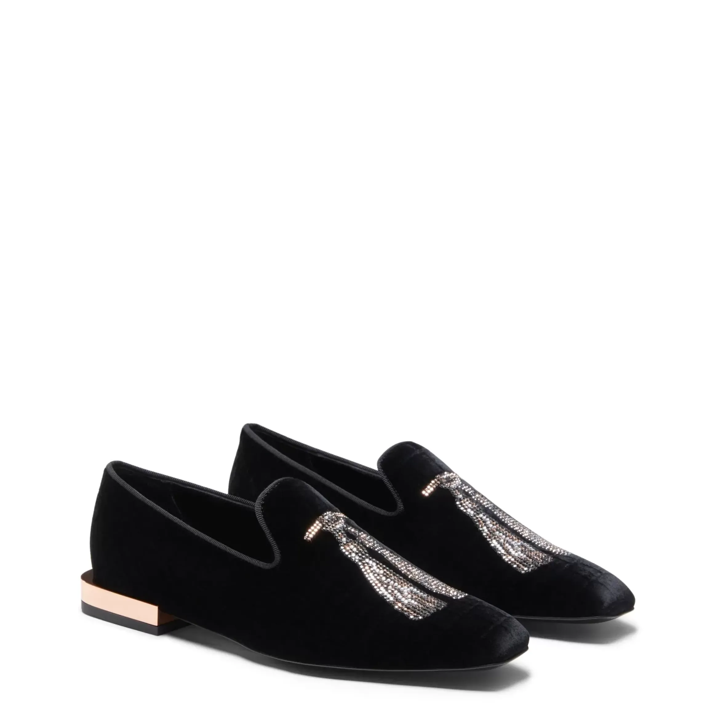 Fratelli Rossetti Black velvet Hobo slipper|^ Slip On