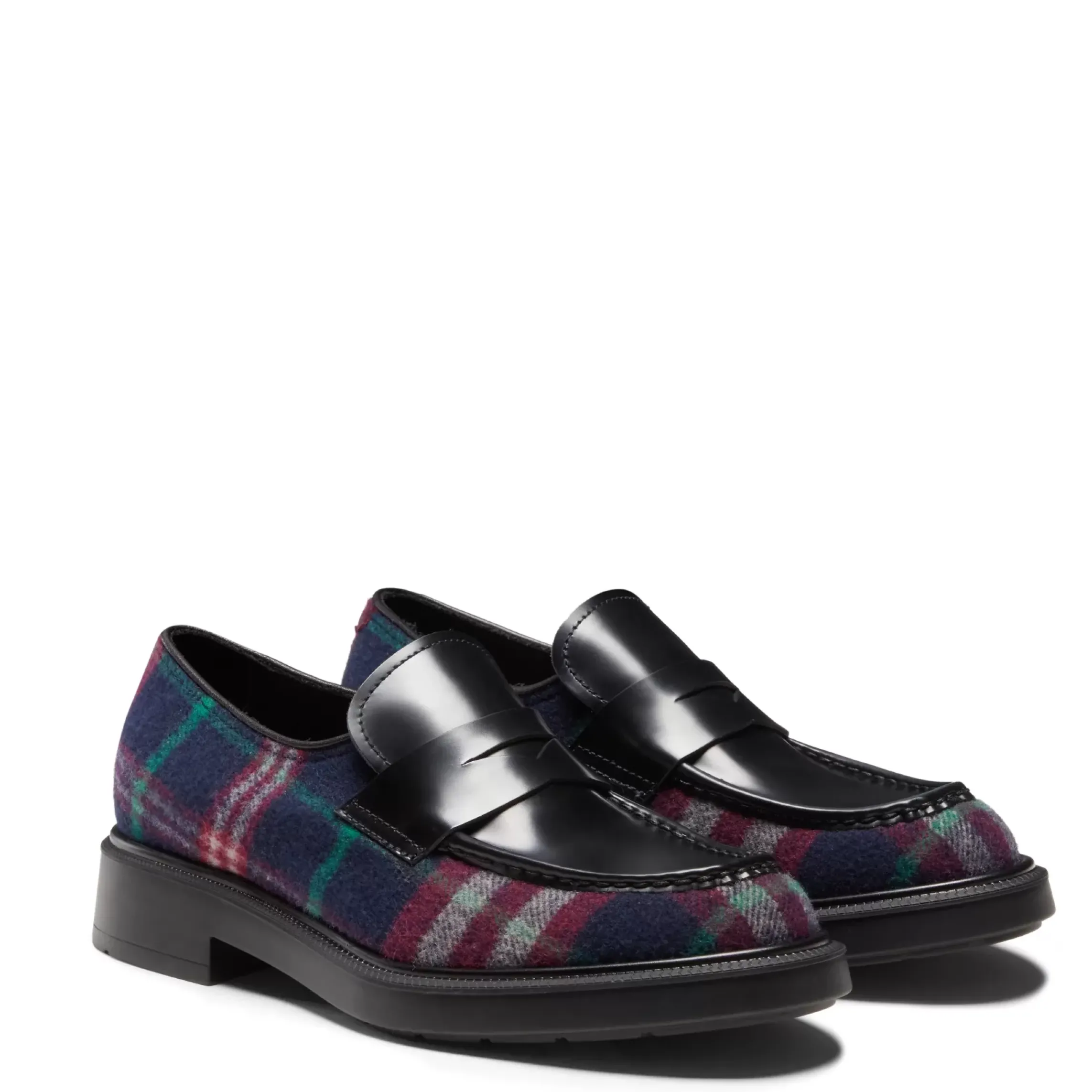 Fratelli Rossetti e Tartan fabric loafer|^ Loafers