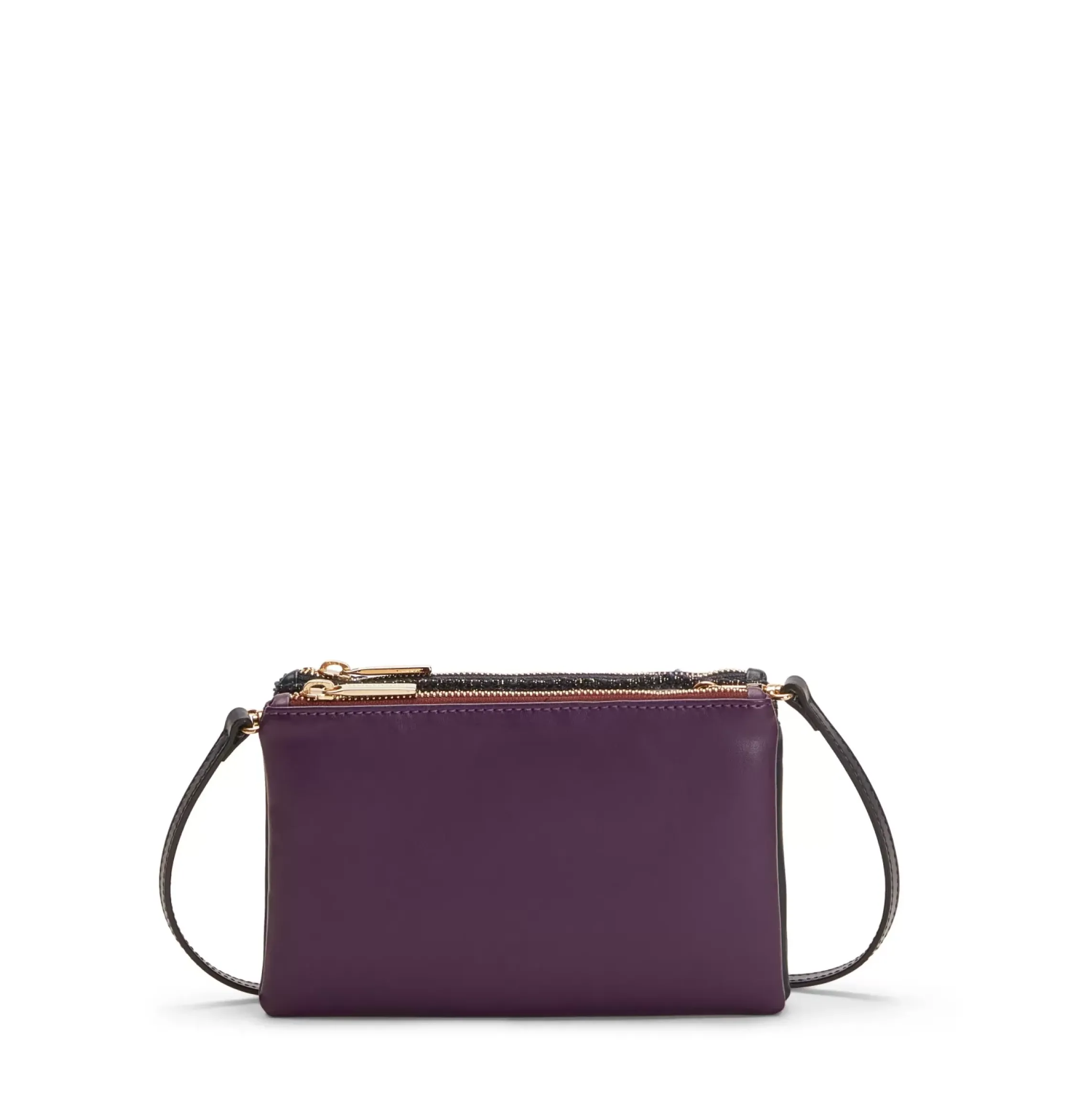 Fratelli Rossetti Blue/purple leather and fabric Esquire clutch|^ Bags