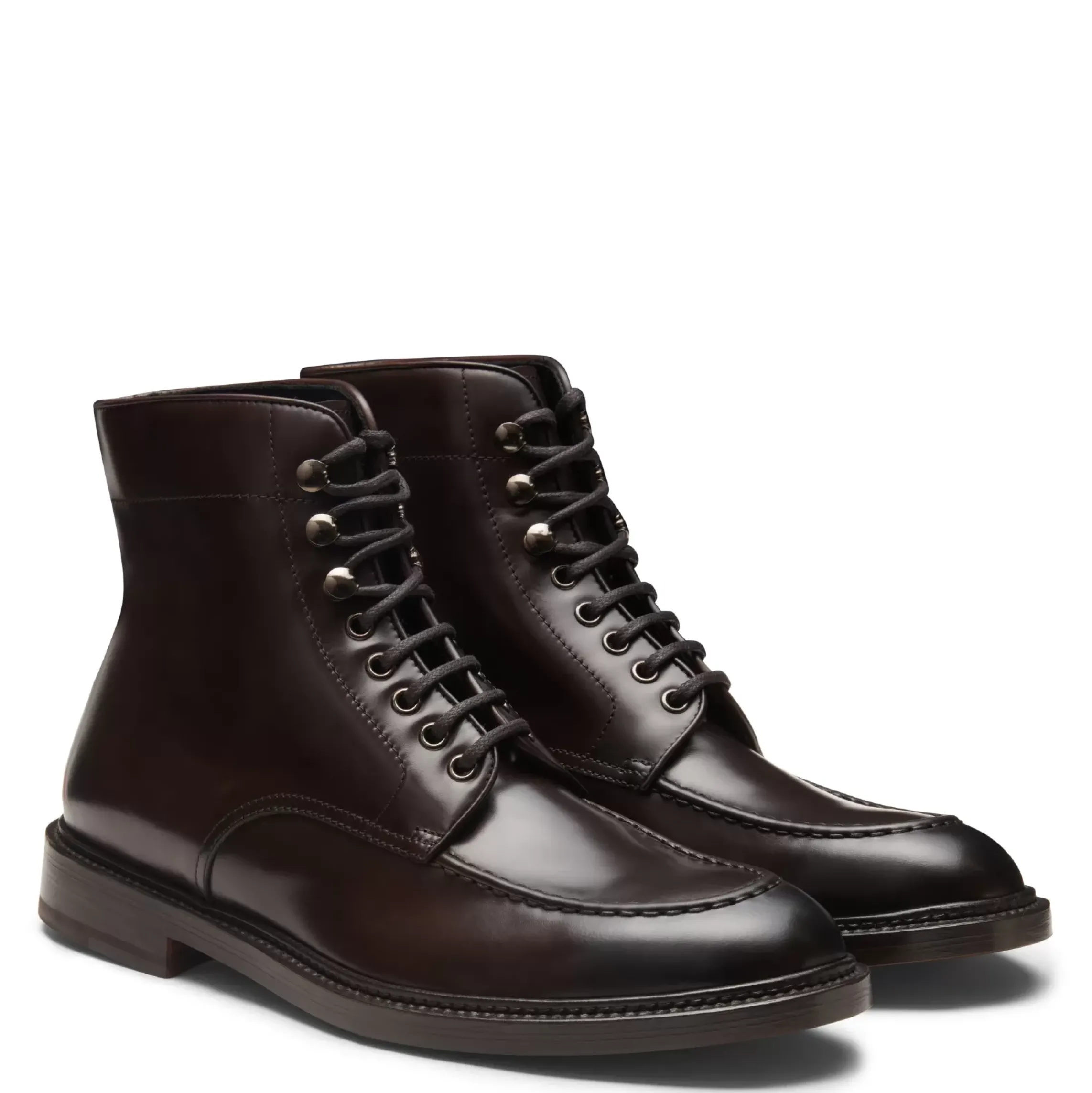 Fratelli Rossetti Boot in ebony leather|^ Ankle Boots