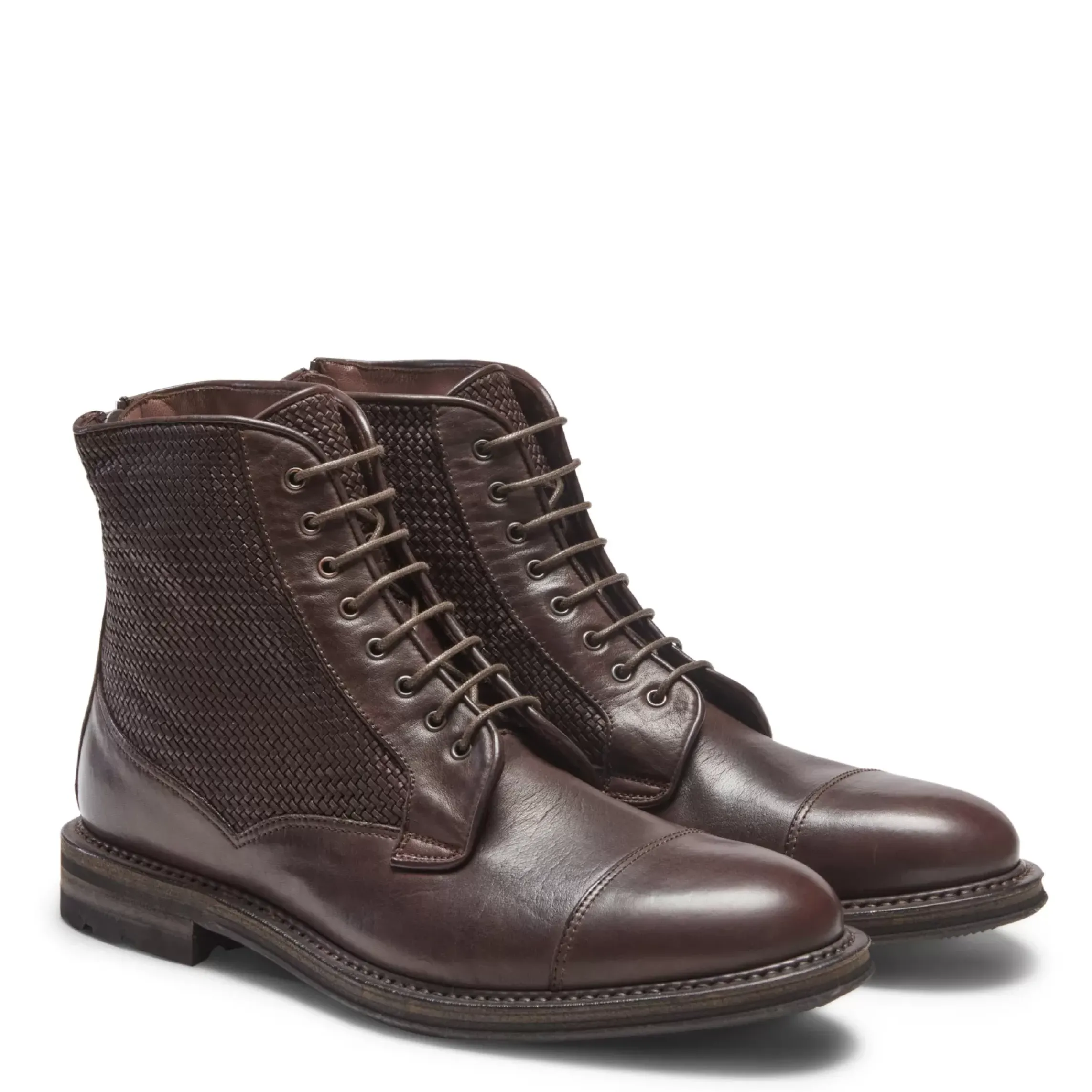Fratelli Rossetti Boot in mahogany leather|^ Ankle Boots
