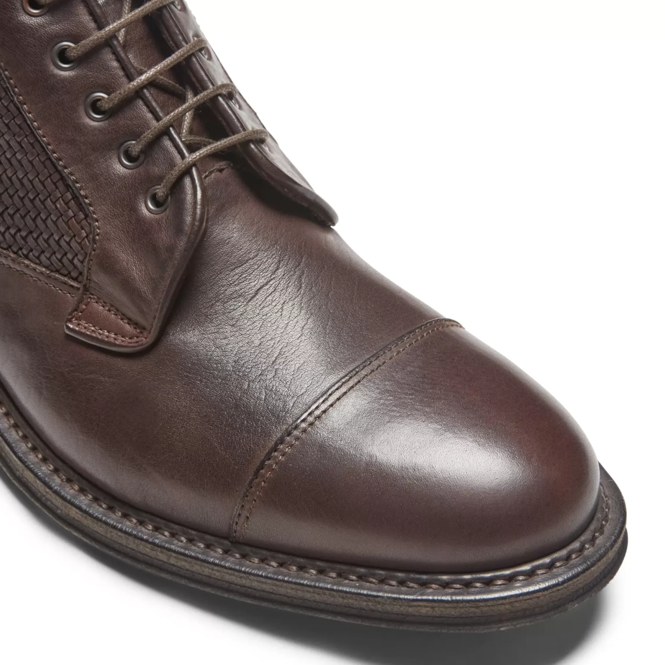 Fratelli Rossetti Boot in mahogany leather|^ Ankle Boots
