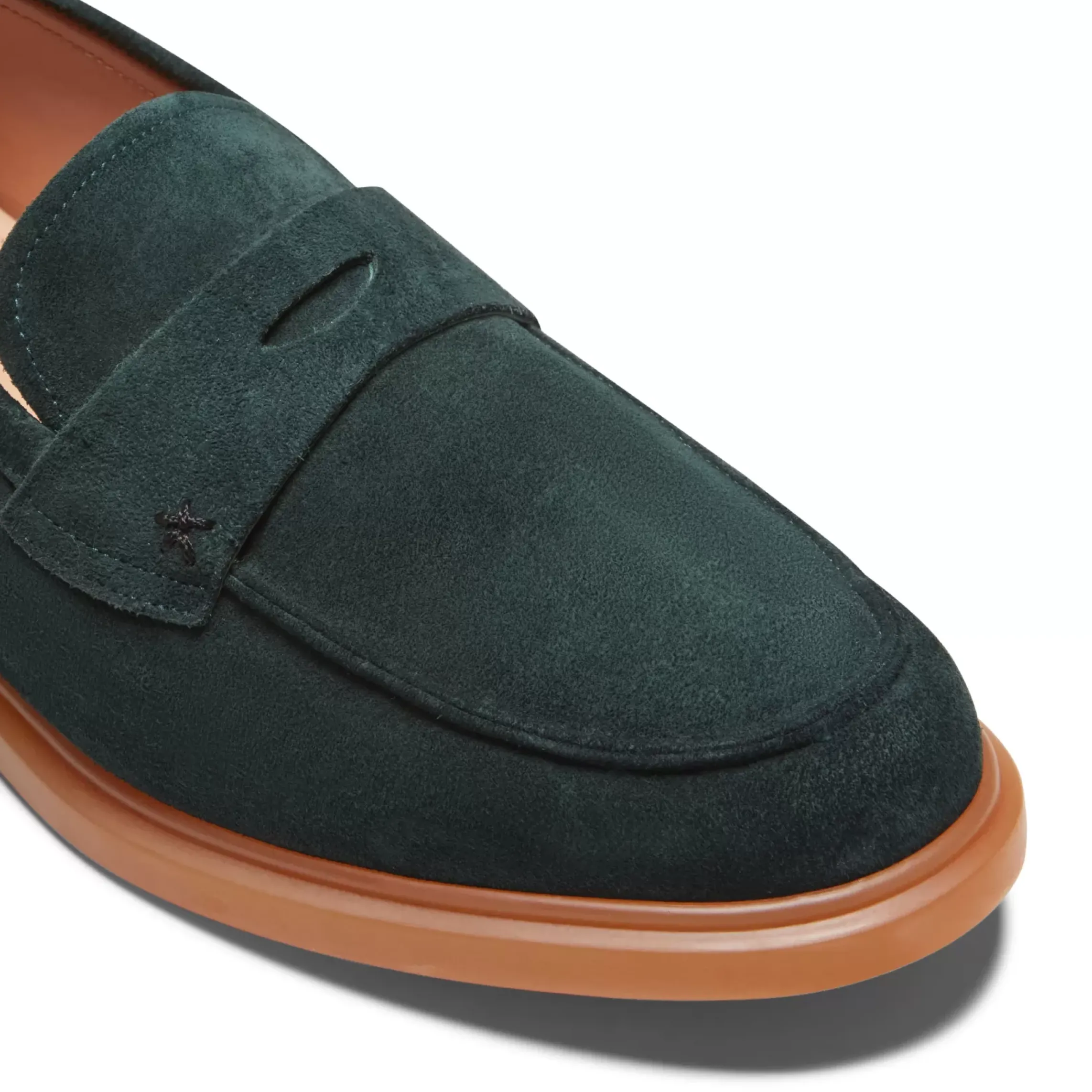 Fratelli Rossetti Bottle green suede loafer|^ Slip On