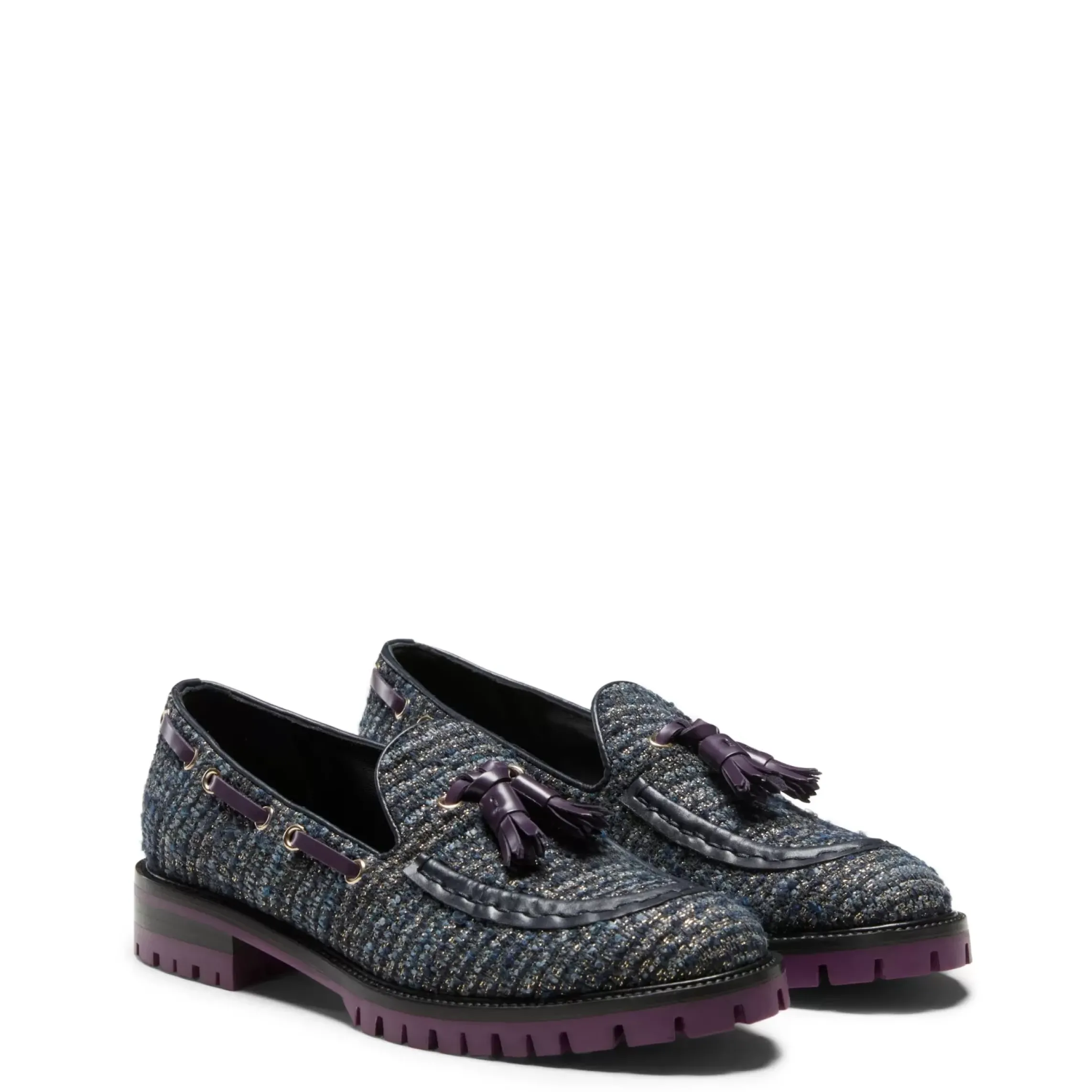 Fratelli Rossetti Brera loafer in blue fabric|^ Loafers