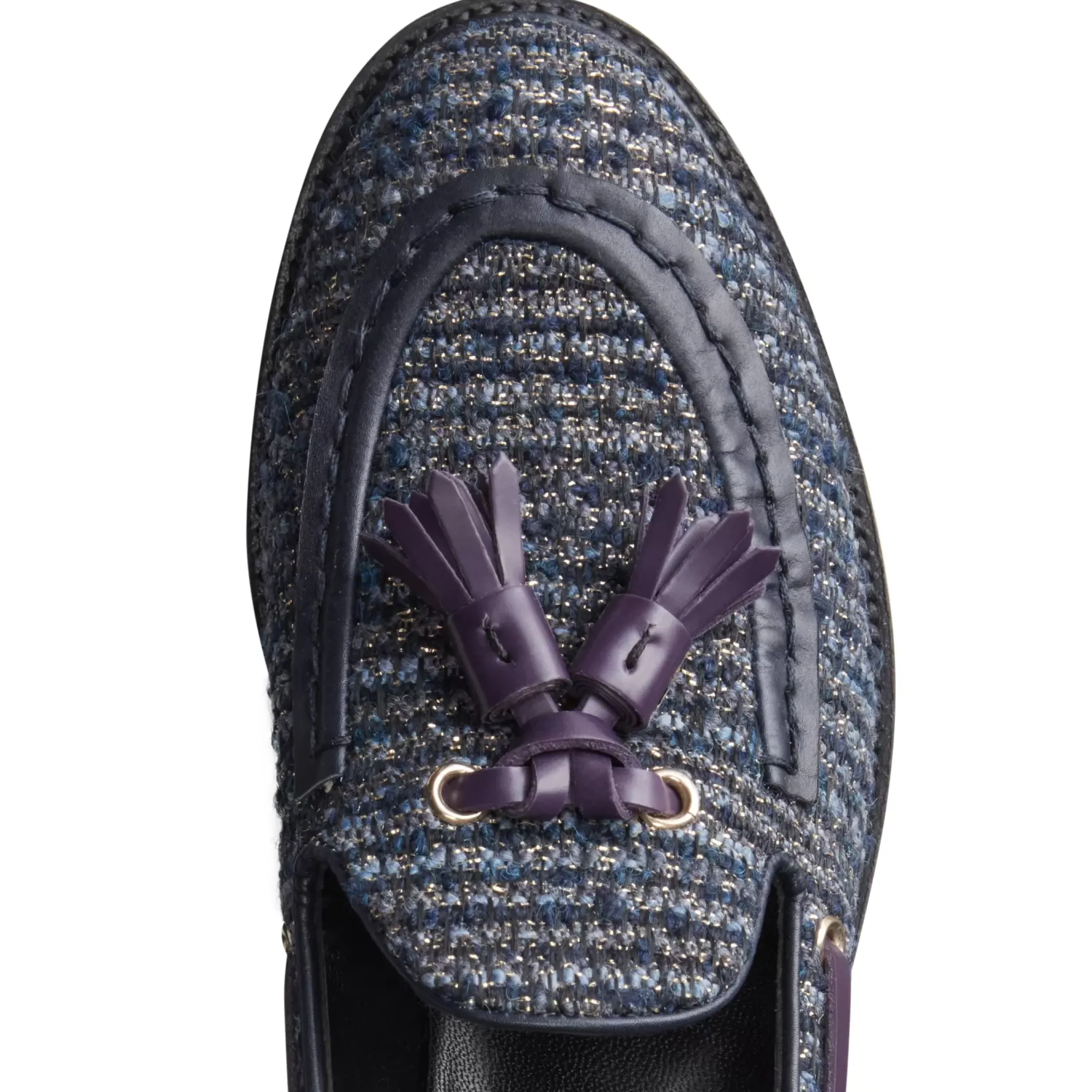 Fratelli Rossetti Brera loafer in blue fabric|^ Loafers