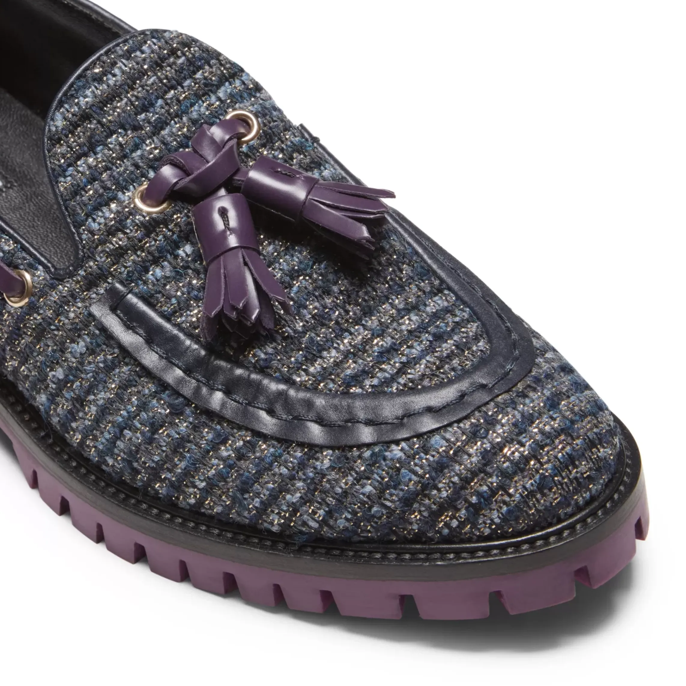 Fratelli Rossetti Brera loafer in blue fabric|^ Loafers