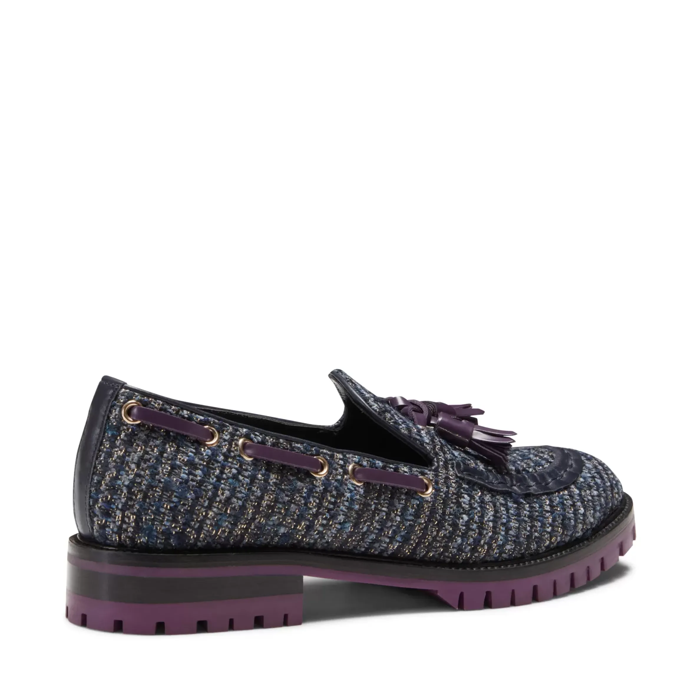 Fratelli Rossetti Brera loafer in blue fabric|^ Loafers