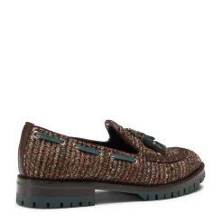 Fratelli Rossetti Brera loafer in brown fabric|^ Loafers