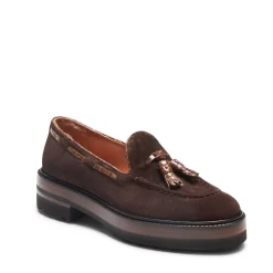 Fratelli Rossetti Brera loafer in cocoa brown suede|^ Loafers