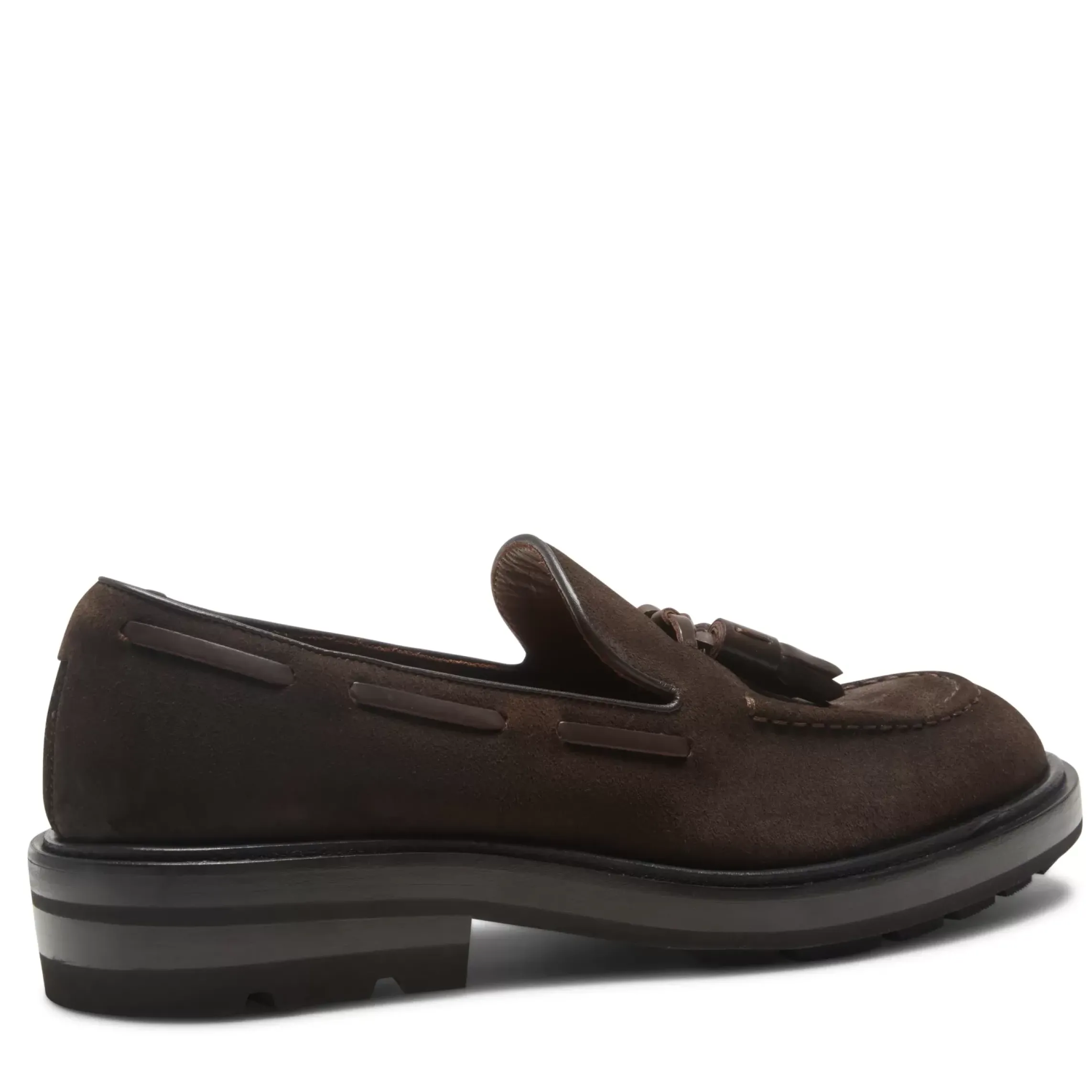 Fratelli Rossetti Brera loafer in cocoa brown suede|^ Loafers