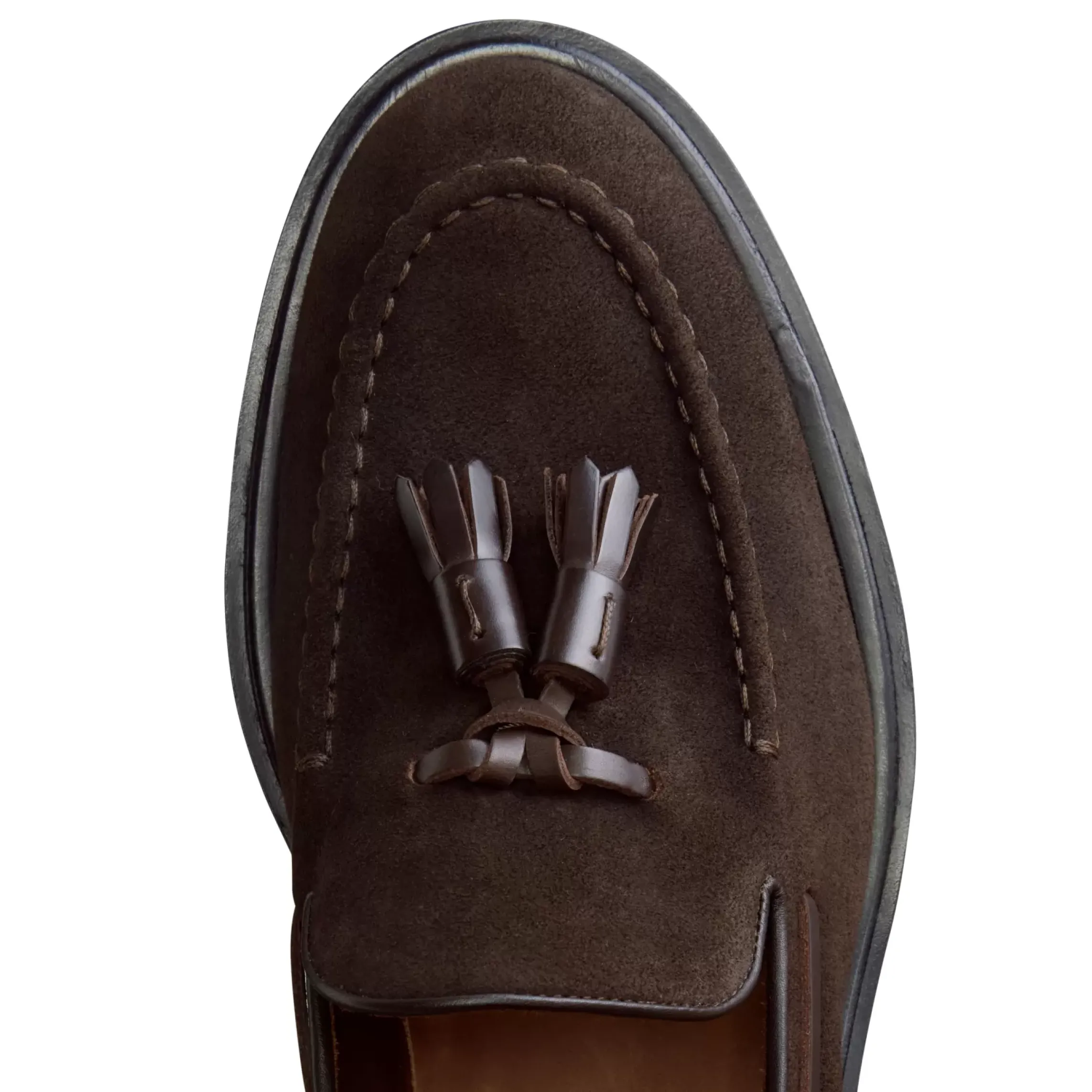 Fratelli Rossetti Brera loafer in cocoa brown suede|^ Loafers
