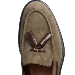 Fratelli Rossetti Brera loafer in seaweed suede|^ Loafers