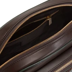 Fratelli Rossetti Brera shoulder bag in brown leather|^ Bags