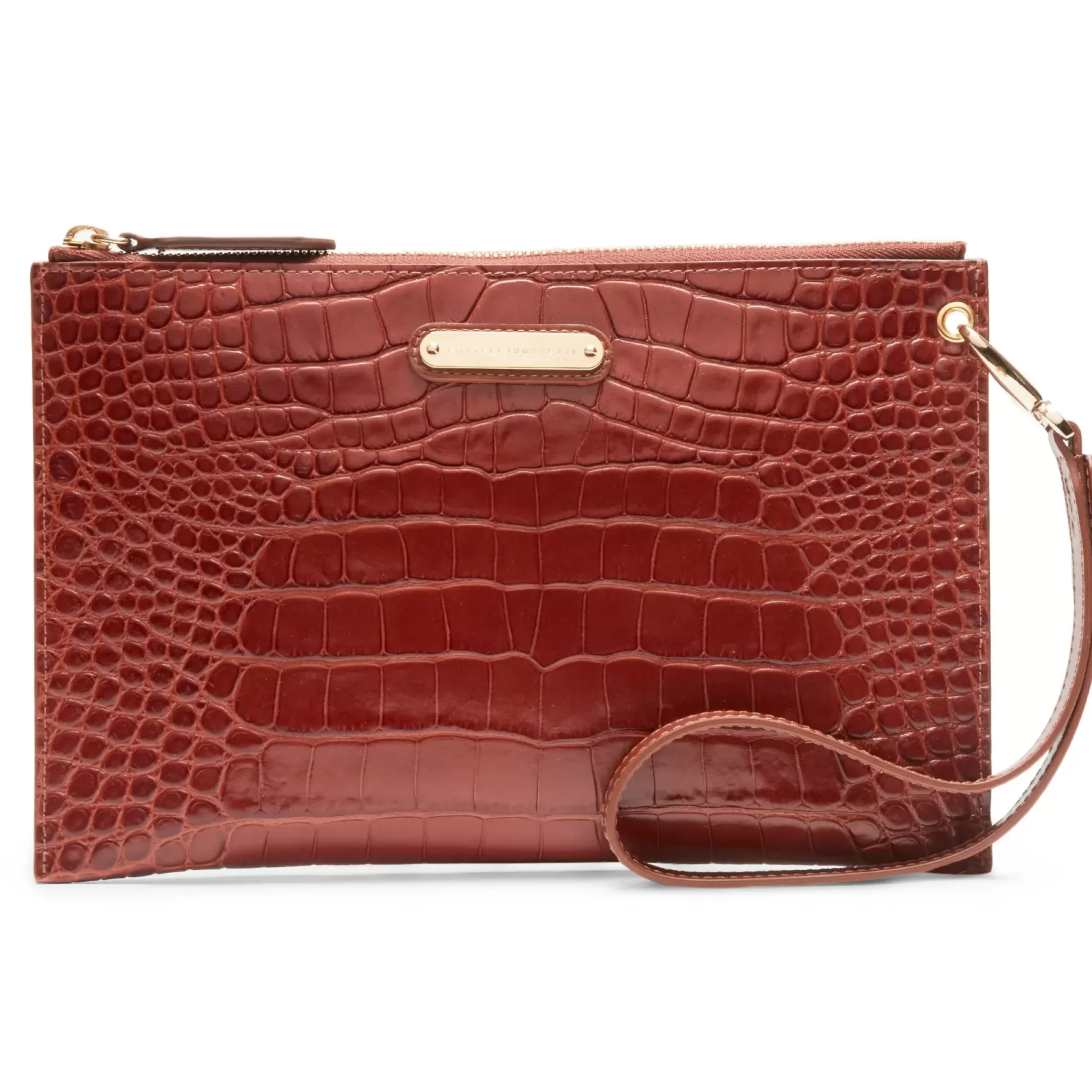 Fratelli Rossetti Bustina donna in pelle colore cognac-^ Accessories