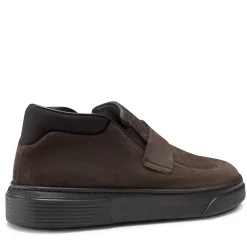 Fratelli Rossetti Charcoal grey suede boot|^ Ankle Boots