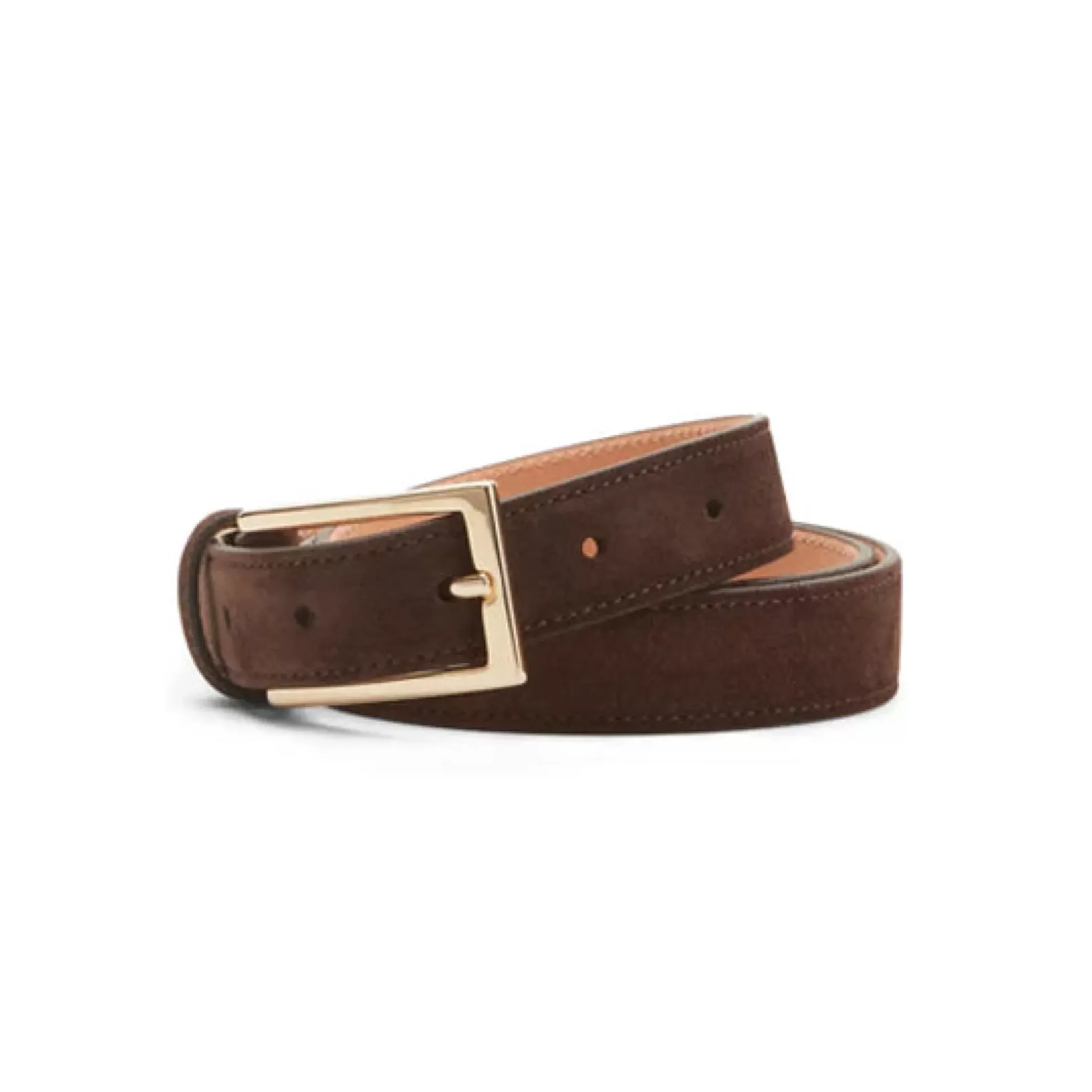 Fratelli Rossetti Cintura da donna in suede colore cacao-^ Accessories