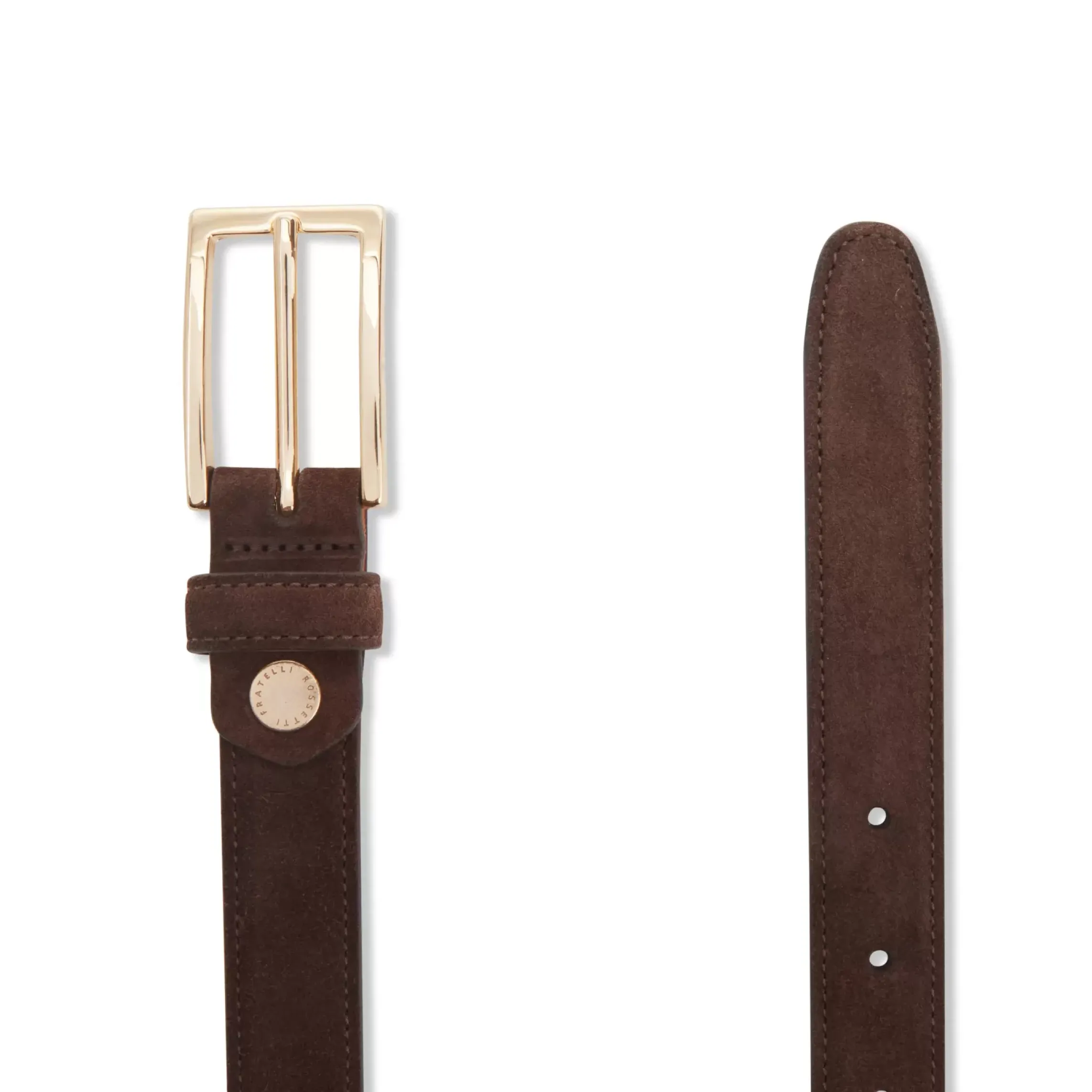 Fratelli Rossetti Cintura da donna in suede colore cacao-^ Accessories