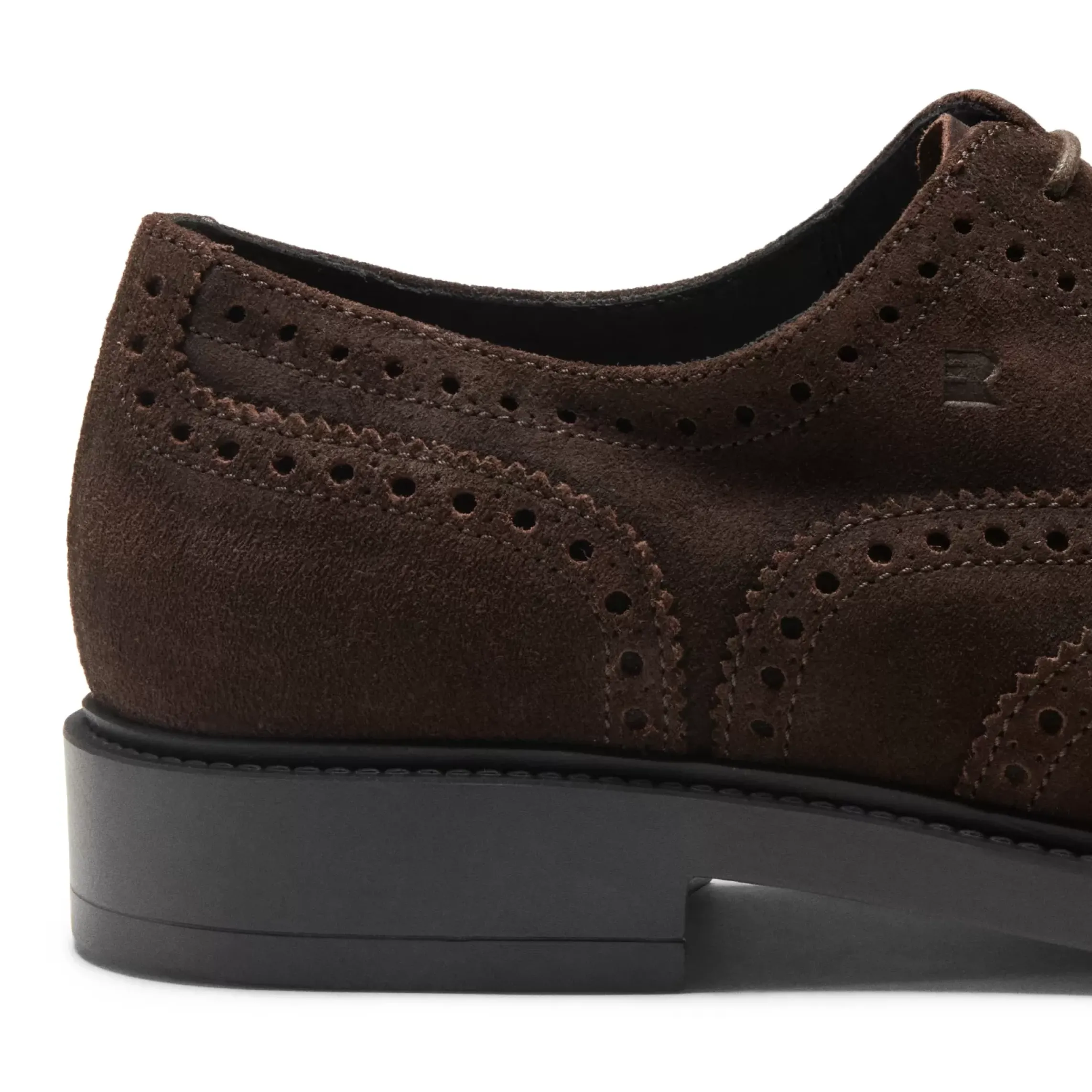 Fratelli Rossetti Cocoa brown suede Oxford shoe|^ Lace-up Shoes