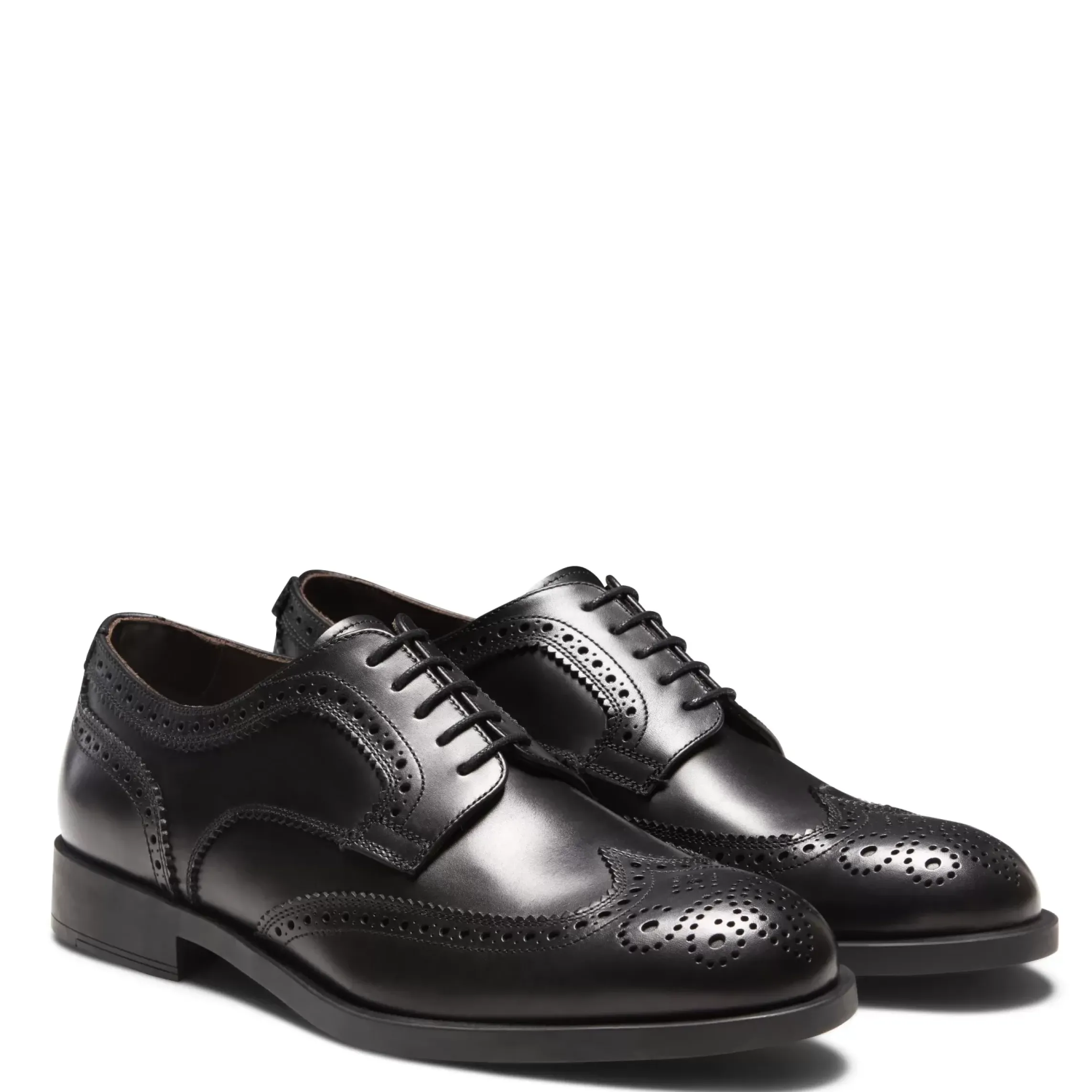 Fratelli Rossetti Derby shoe in black leather|^ Lace-up Shoes