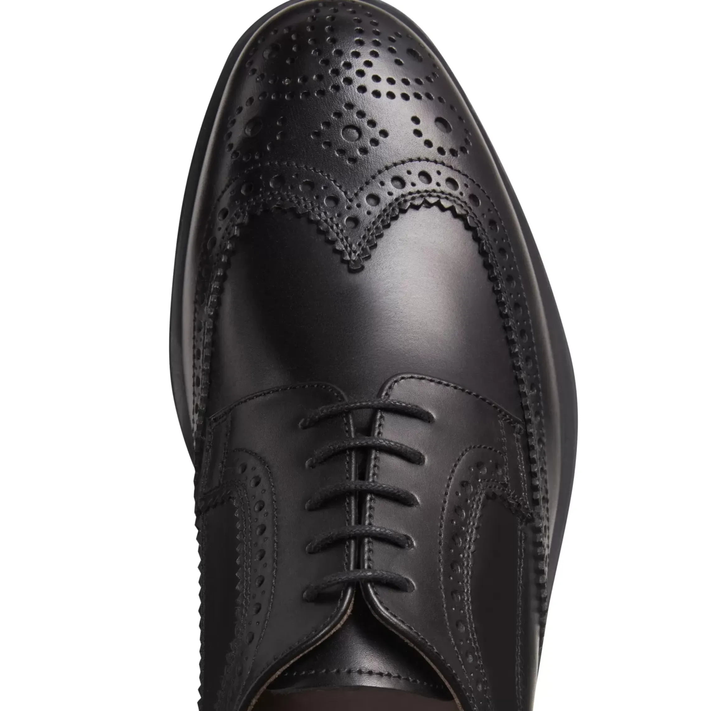 Fratelli Rossetti Derby shoe in black leather|^ Lace-up Shoes