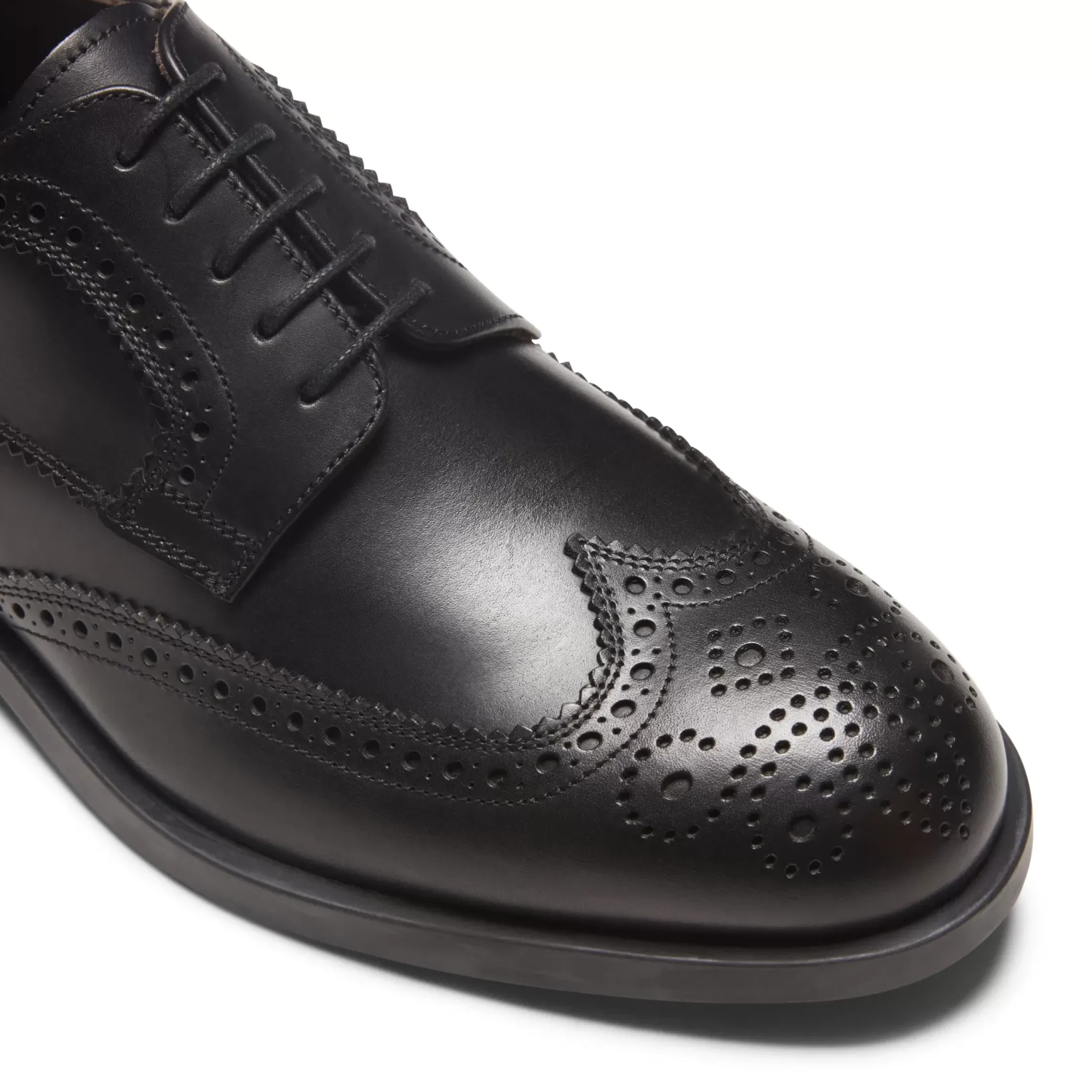 Fratelli Rossetti Derby shoe in black leather|^ Lace-up Shoes
