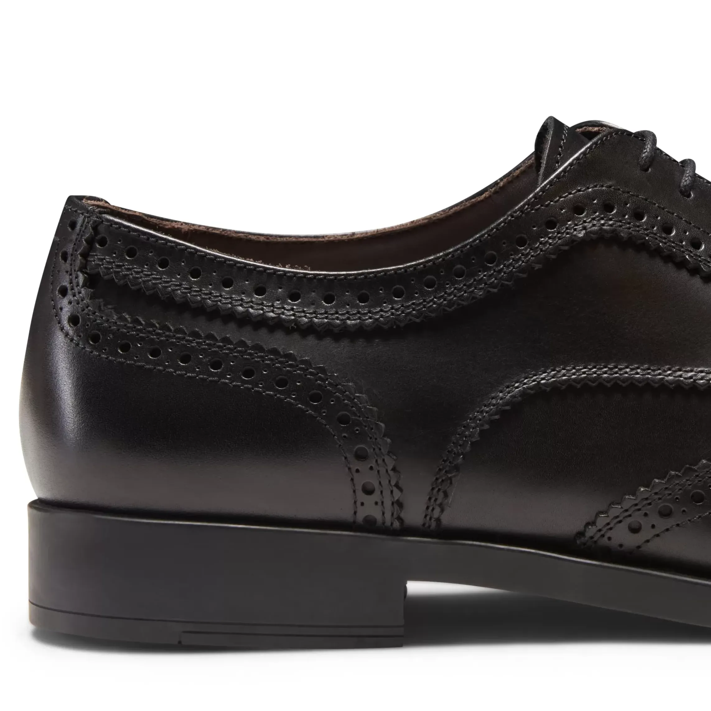 Fratelli Rossetti Derby shoe in black leather|^ Lace-up Shoes