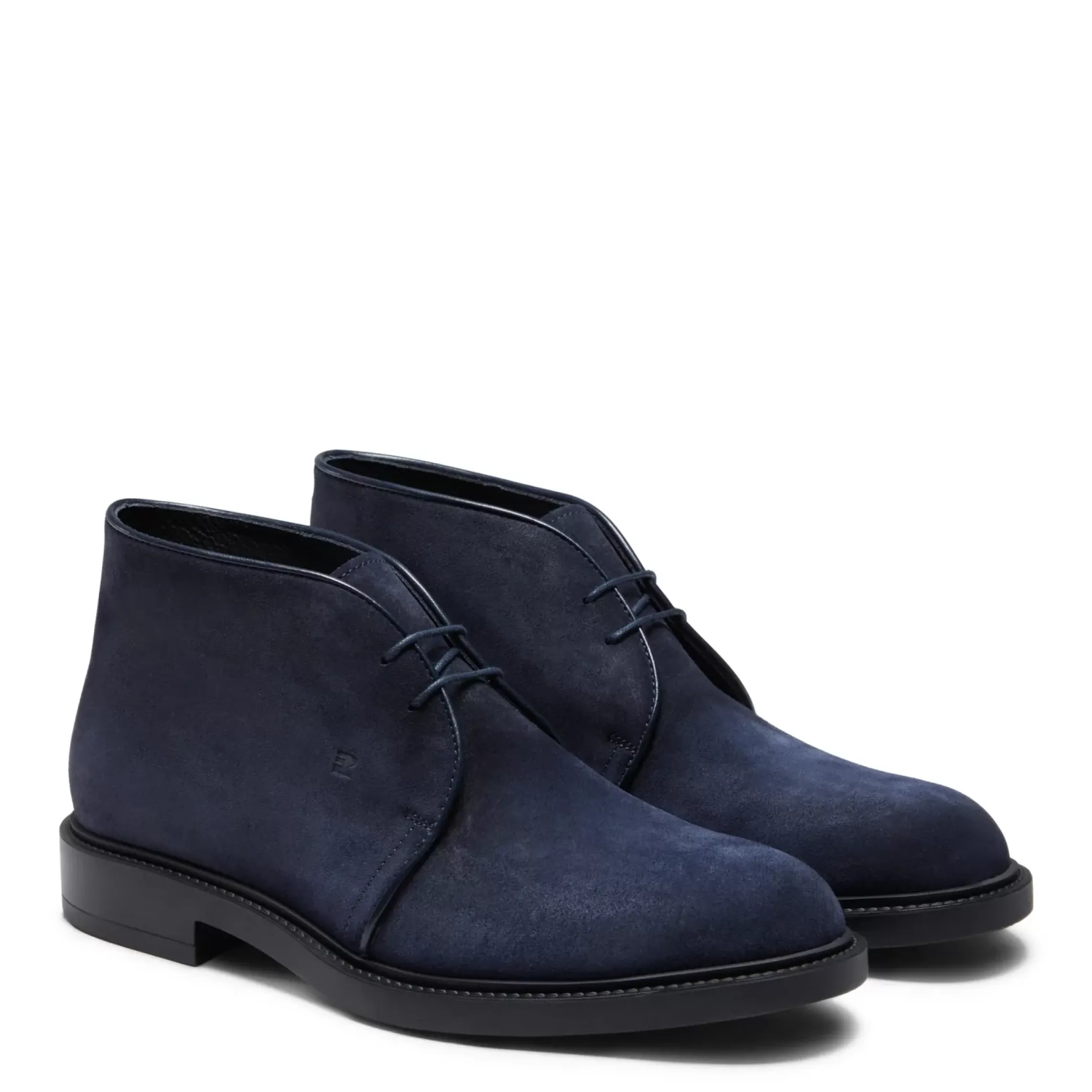 Fratelli Rossetti Desert boot in navy blue suede|^ Ankle Boots