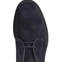 Fratelli Rossetti Desert boot in navy blue suede|^ Ankle Boots
