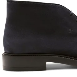 Fratelli Rossetti Desert boot in navy blue suede|^ Ankle Boots