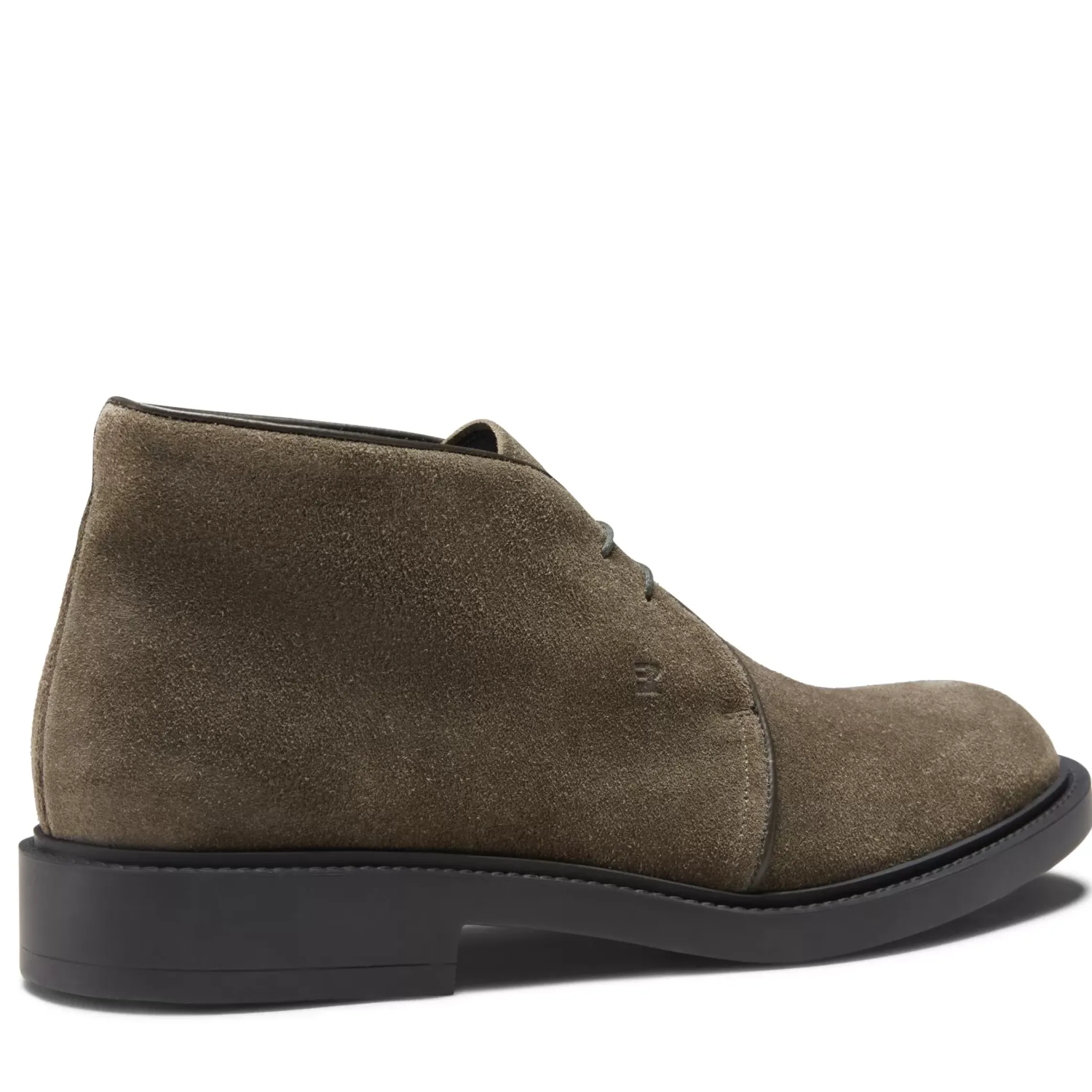 Fratelli Rossetti Desert boot in seaweed-coloured suede|^ Ankle Boots