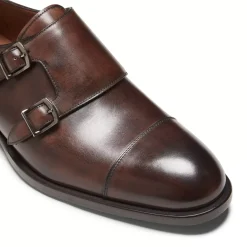 Fratelli Rossetti Double-buckle Derby shoe in leather|^ Lace-up Shoes