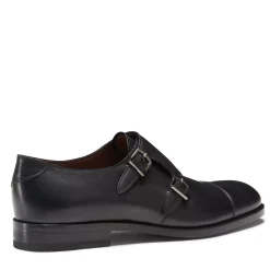 Fratelli Rossetti Double-buckle Derby shoe in leather|^ Lace-up Shoes